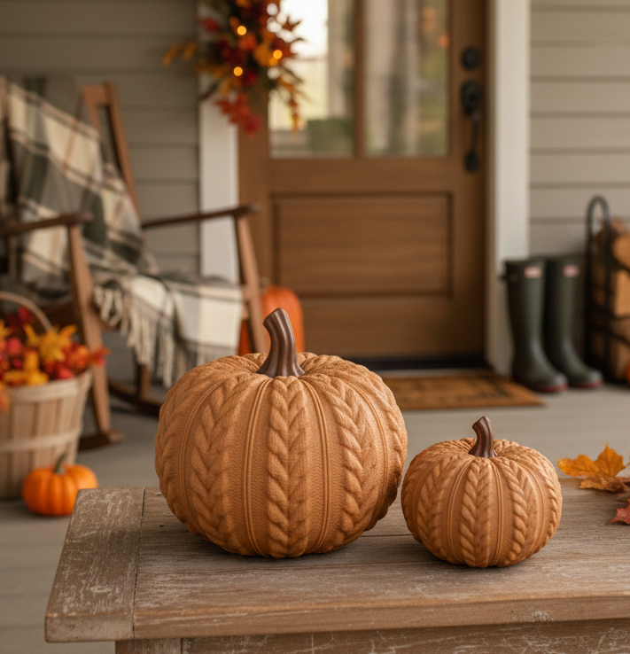 Knitted Pumpkin