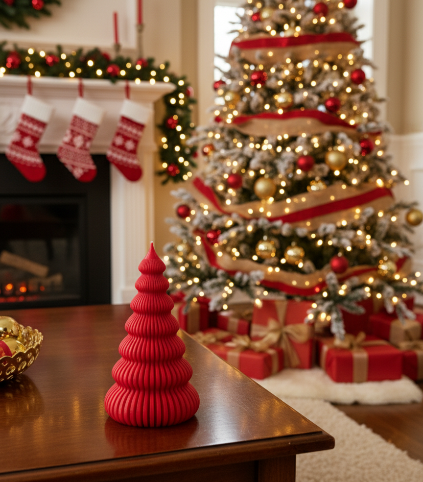 Ribbed Christmas Tree